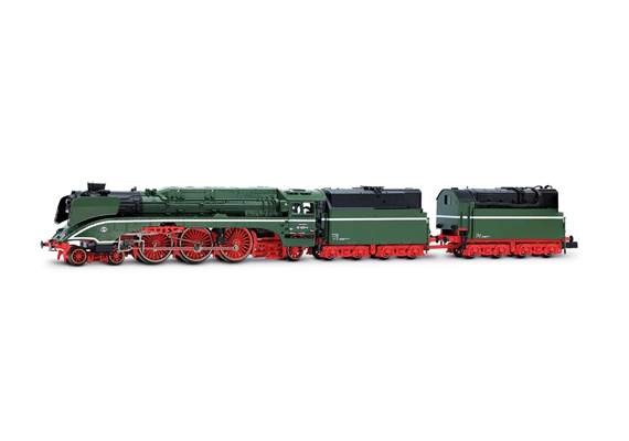 Arnold HN2665S DR Dampflokomotive 02 0201-0, chromgrün - N (1:160)