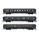 Arnold HN4402 CIWL 3 Wagen Train Bleu WR + 2x Lx Set 2Ep. III - N (1:160)
