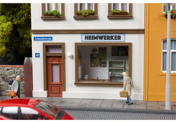 Auhagen 11467 Halbreliefhäuser Schmidtstrasse 18/20/22/24/26 - H0 (1:87) | Bild 4