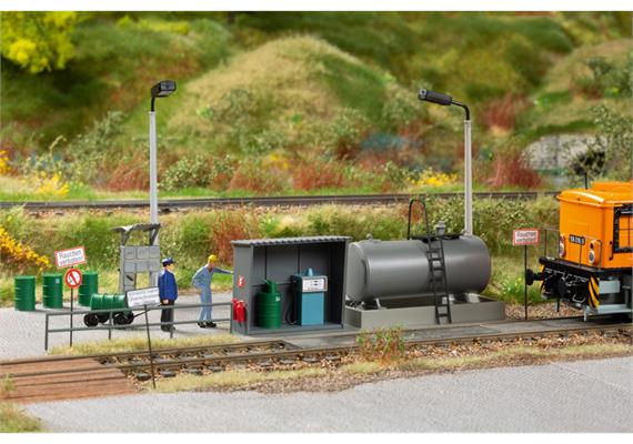 Auhagen 11469 Kleinlok-Tankstelle - H0 (1:87) | Bild 1
