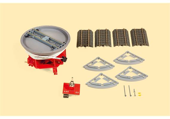 Auhagen 11480 Drehscheibe 3-Leiter-System - H0 (1:87) | Bild 5