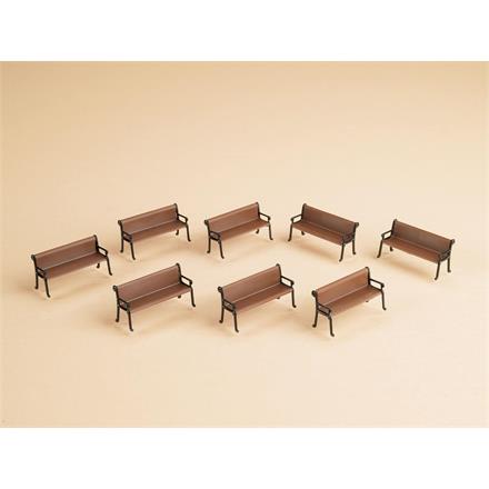 Auhagen 41199 Bänke, 8 Stück - H0 (1:87)