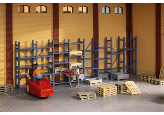 Auhagen 41660 Schwerlastregal und Paletten H0 | Bild 1