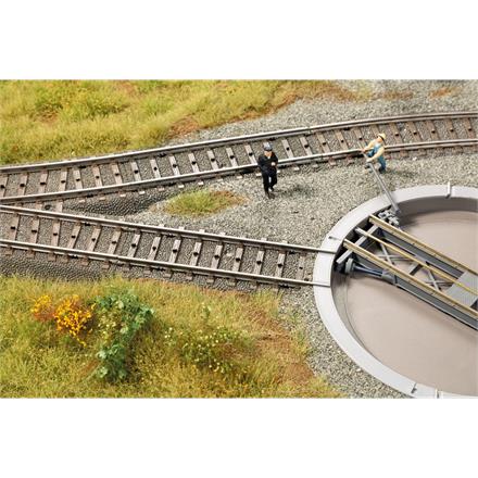 Auhagen 41697 Ergänzungsset Drehscheibe H0 3-Leiter-System - H0 (1:87)
