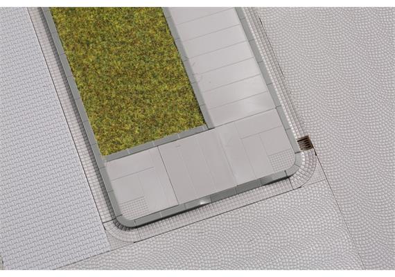 Auhagen 42657 Gehwegplatten mit Zubehör - H0 (1:87) | Bild 3