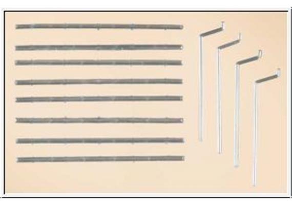 Auhagen 48643 Dachrinnen, Fallrohre - H0 (1:87)