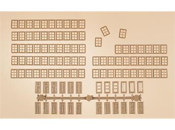 Auhagen 48650 div. Fenster, Türen usw. - H0 (1:87)