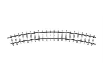 Bemo 4230 000 gebogenes Gleis R 330 mm - H0m (1:87)