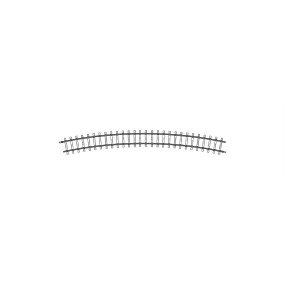 Bemo 4276 000 Gebogenes Gleis, R 515mm, 30° - H0m (1:87)