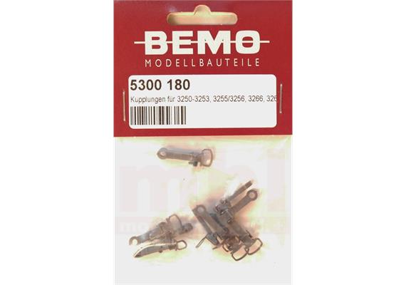 Bemo 5300 180 Kupplung für 3250-3253, 3255/3256, 3266, 3268 - H0m (1:87)