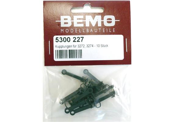 Bemo 5300 227 Kupplung für 3272, 3274 - 10 Stück