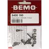 Bemo 5400 160 Kurzkupplung für 3288/3289 xxx, 10 Stück - H0m (1:87)