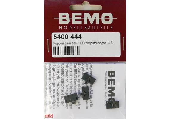 Bemo 5400 444 Kupplungskulisse für Drehgestellwagen, 4 Stück - H0m (1:87)