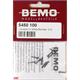 Bemo 5450 100 Kurzkupplung für Mittelpufferhülse 10 Stück (Ersatz für 5453 000)