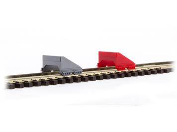 Bemo 6527 000 RhB Prellböcke, 2 Stück - H0m (1:87)