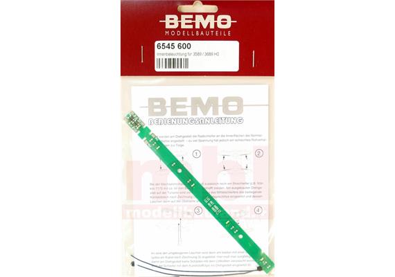 Bemo 6545600 LED Innenbeleuchtung für 3589 ... und 3689 ..., H0m (1:87)