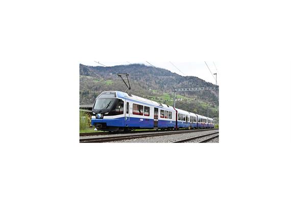 Bemo 7445 115 RhB ABe 4/16 3165 Capricorn "Weissfluh" im VBZ-Design, AC 3L mit Sound - H0 | Bild 1