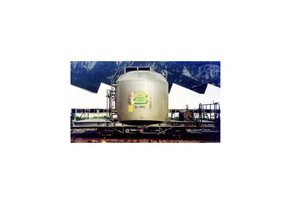 Bemo 9452 114 RhB Uce 8004 Zementsilowagen silber FineScale Om