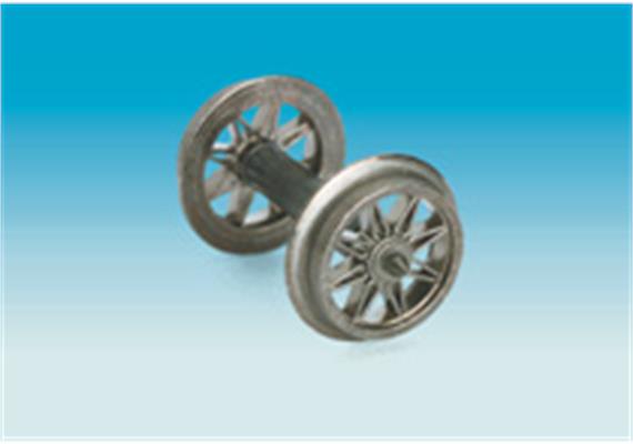 Brawa 2183 AC Speichenradsatz mit Spitzlagerung für Nr. 2170 bis 2173, 2320, 2321 - H0