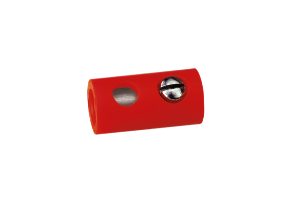 Brawa 3042 Muffen rund 2,5 mm rot (10 Stück)