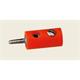 Brawa 3056 Stecker rund 2,5 mm orange, 10 Stück