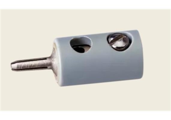 Brawa 3057 Stecker rund 2,5 mm grau, 10 Stück
