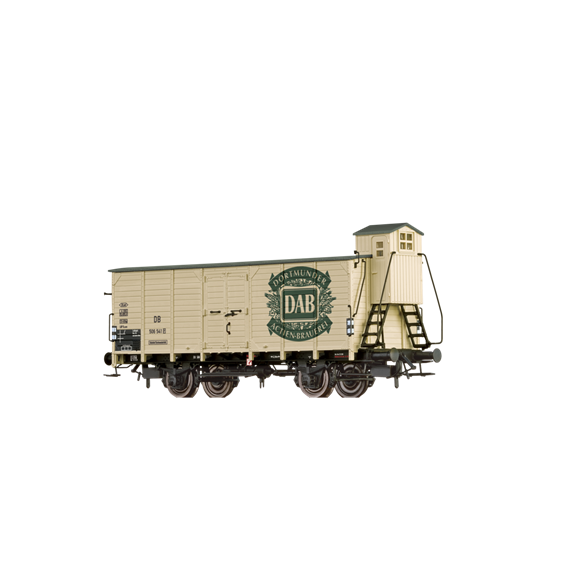 BRAWA 67476 gedeckter Güterwagen G10 "DAB" DB N