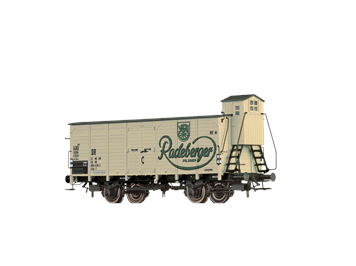 BRAWA 67481 gedeckter Güterwagen (Tw) T "Radeberger" DR N