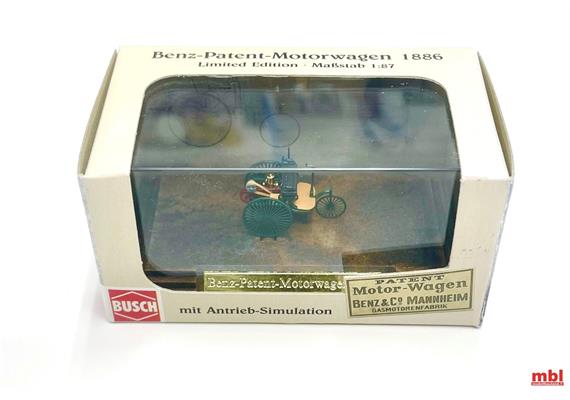 Busch 40000 Benz-Patent-Motorwagen 1886 - H0 (1:87) | Bild 4