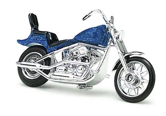 Busch 40152 US Motorrad, blau - H0 (1:87)