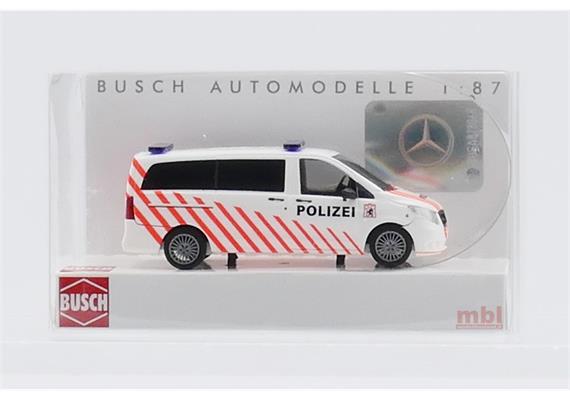 Busch 51100-182 MB Vito Kastenwagen Polizei Chur, Sonderserie - H0 (1:87)