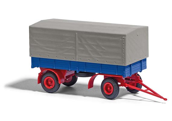 Busch 53350 IFA HL 80, mit Plane blau/rot - H0 (1:87)