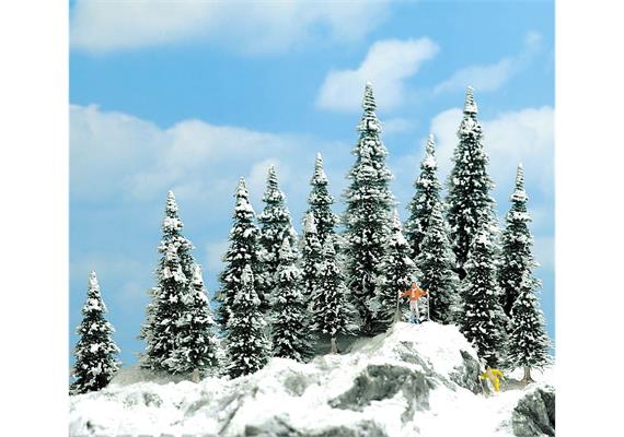 Busch 6466 20 Schneetannen, ca. 60 - 135 mm hoch