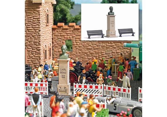 Busch 7732 Carl Benz Statue H0