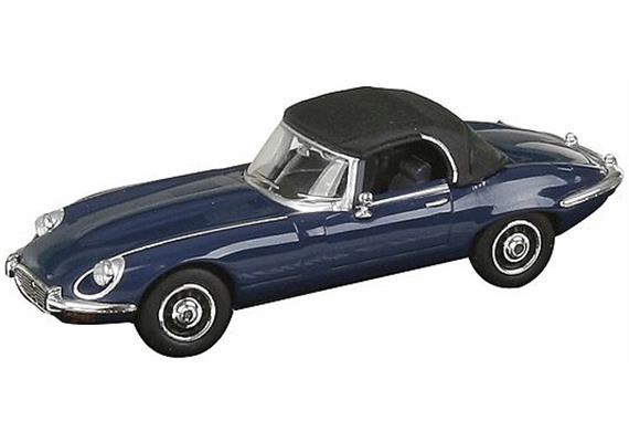 Busch/Ricko Jaguar E-Type Cabrio geschlossen blau (BJ 1971) HO