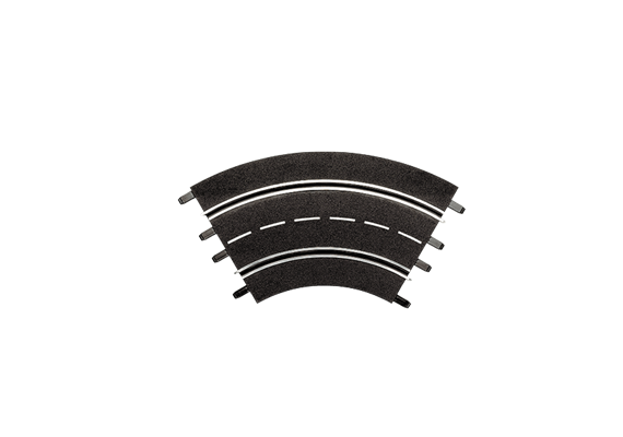 Carrera 20020571 Kurve 1/60, 3 Stück - Massstab 1:24