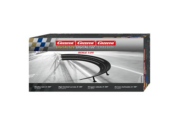 Carrera 20020576 Steilwandkurve 3/30° inkl. Stützen - DIGITAL 124, DIGITAL 132, Evolution | Bild 2