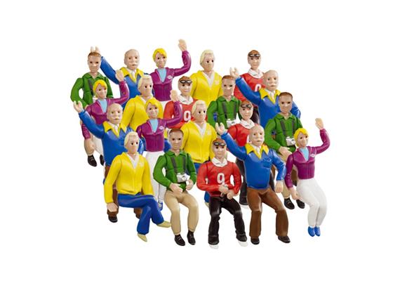 Carrera 20021129 Figurensatz Zuschauer 20 sitzende Personen 1:32 | Bild 1