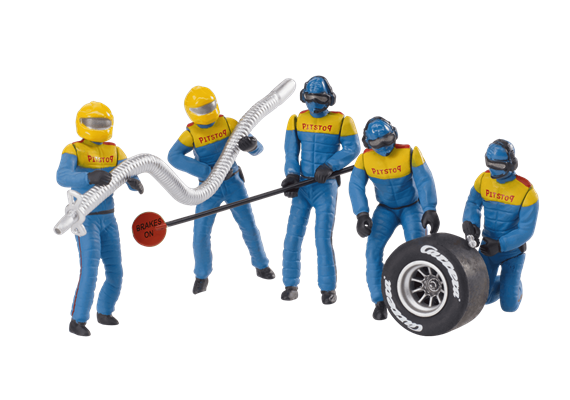 Carrera 20021132 Figurensatz Mechaniker, blau - DIGITAL 124, DIGITAL 132, EVOLUTION | Bild 1