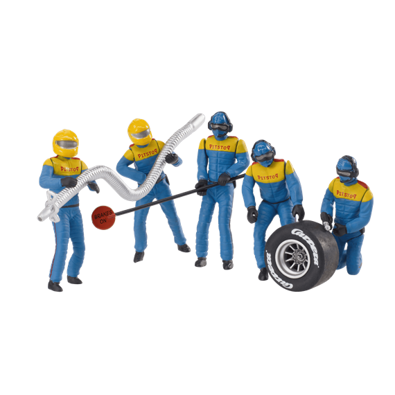 Carrera 20021132 Figurensatz Mechaniker, blau - DIGITAL 124, DIGITAL 132, EVOLUTION
