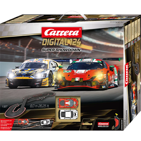 Carrera 20023639 D124 Super Showdown, 8 m