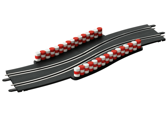 Carrera 20061647 GO!!! Schikane, 2 Stück - DIGITAL 143, GO!!! Plus, GO!!!