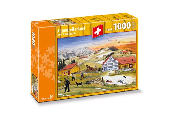 Carta.Media 7263 Puzzle Appenzellerland "Isch Früehligsziit"