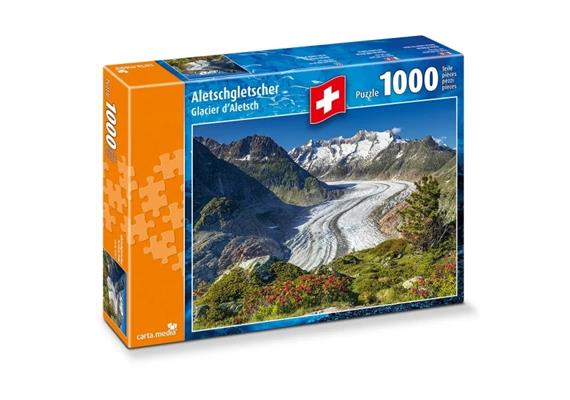 Carta.Media 7278 Aletschglätscher - Puzzle 1000 teilig