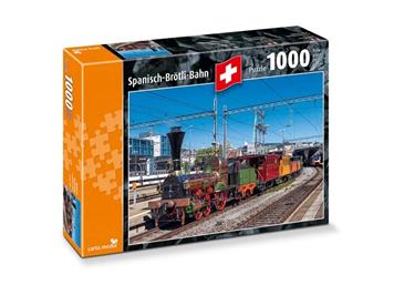 Carta.Media 7280 Spanisch Brötli Bahn - Puzzle 1000 teilig