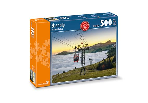 Carta.Media 7785 Puzzle Ebenalp Luftseilbahn, 500 Teile