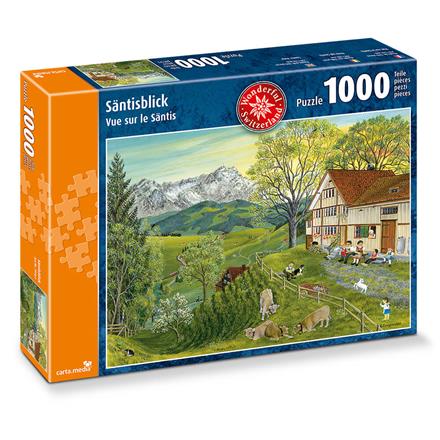 Carta.Media 7918 Puzzle Säntisblick, 1'000 Teile