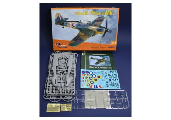 Dora Wings DW48033 Miles M.9 Master I, Massstab 1:48 | Bild 4