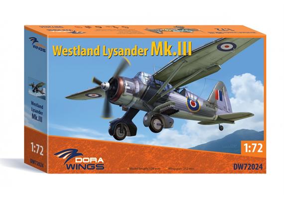 Dora Wings DW72024 Westland Lysander Mk.III, Massstab 1:72 | Bild 2
