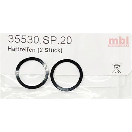 ESU 35530.SP.20 Haftreifen, 2 Stück - H0 (1:87)